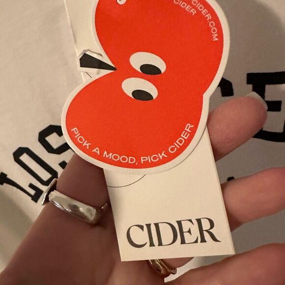 Cider NWT Los Angeles Light weight crew neck Sweatshirt - Large - Picture 4 of 5